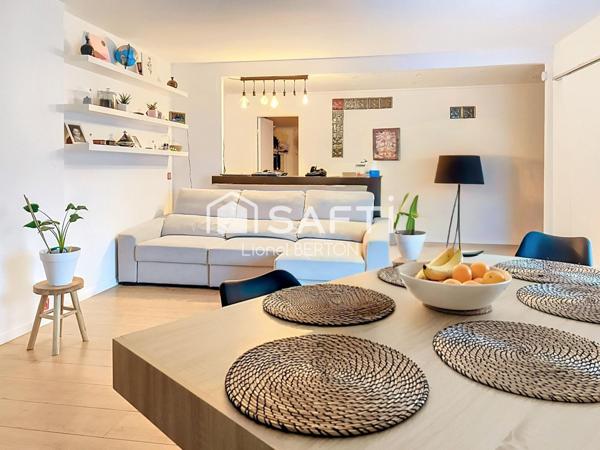 Appartement spacieux 4 pièces de 93 m2 et balcons