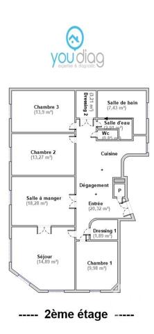 Appartement F5 à vendre  5 pièces - 107 m 2   PARIS  - 75009