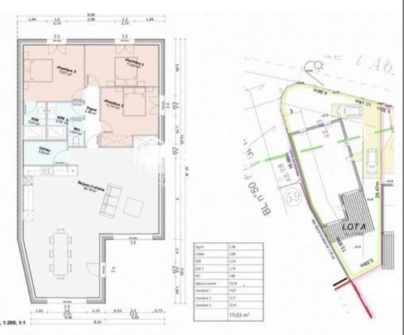 Terrain constructible à Belin-Béliet – 366 m²