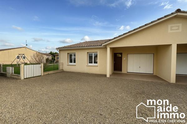 Maison 100m² plain pieds 3 chambres