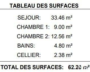 Appartement 3 pièces de 62 m² à Feurs (42110)