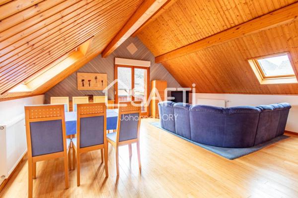 Maison type chalet en bois – Plain-pied + étage aménagé – Aucun travaux à prévoir