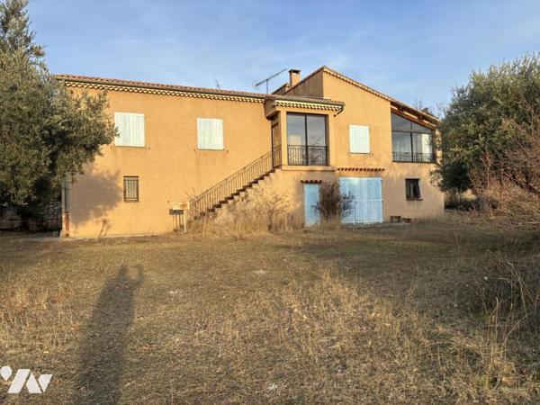 VILLA TYPE 5 AVEC GARAGE EN SOUS-SOL TOTAL ET TERRAIN AUTOUR MOUSTIERS-SAINTE-MARIE