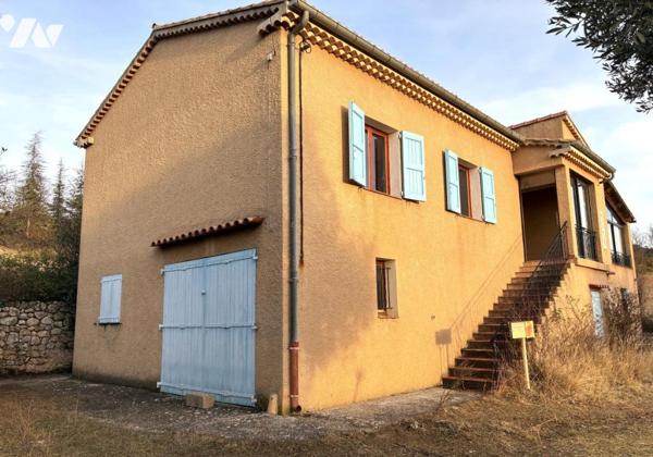 VILLA TYPE 5 AVEC GARAGE EN SOUS-SOL TOTAL ET TERRAIN AUTOUR MOUSTIERS-SAINTE-MARIE