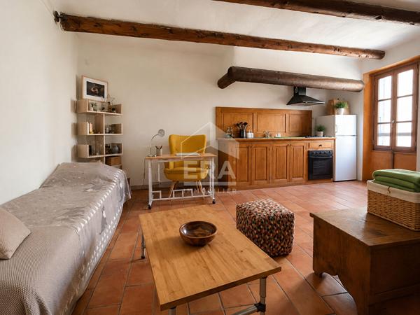 A VENDRE EN EXCLUSIVITE 84120 PERTUIS MAISON DE VILLE TYPE 2 PIECES D'ENVIRON 44M² AVEC GARAGE ET CAVE