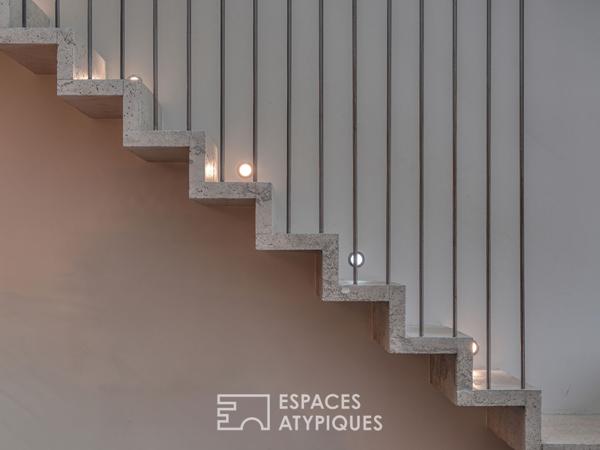 La maison d’architecte rénovée avec piscine dans le centre historique de Savigny-sur-Orge