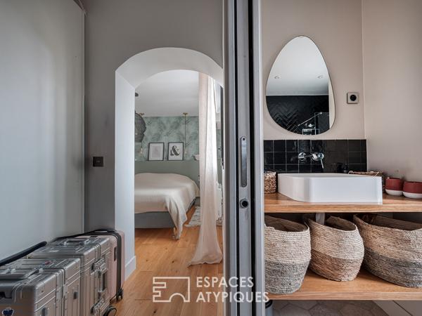 La maison d’architecte rénovée avec piscine dans le centre historique de Savigny-sur-Orge