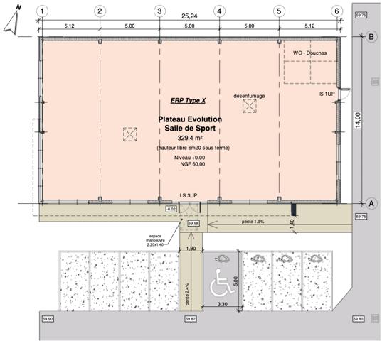 A VENDRE VEFA Local d'activité 330 m2 - ERP - Axe Passant proche RAGON Treillieres