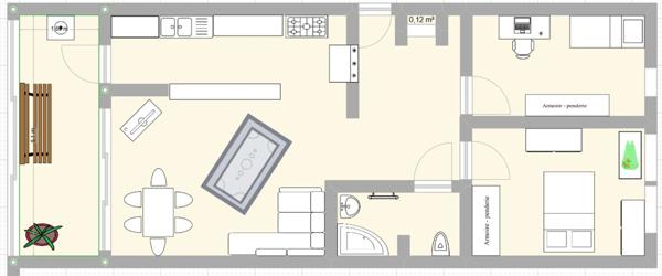Appartement T3 lumineux avec loggia et parking – Marseille 15e bd du Bosphore
