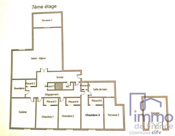 T5 AVEC TERRASSE ET GARAGE