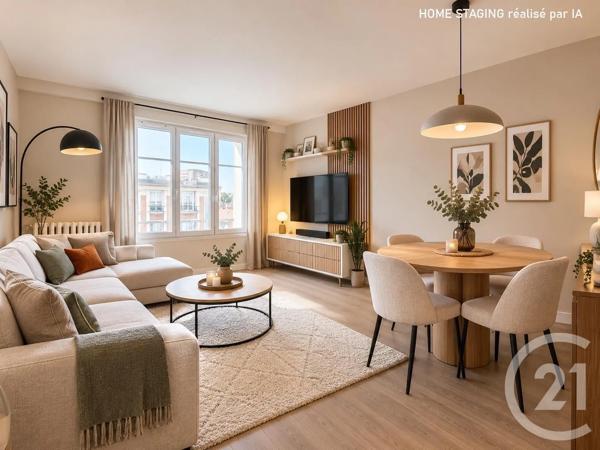 Appartement F2 à vendre  2 pièces - 53,93 m 2   COLOMBES  - 92