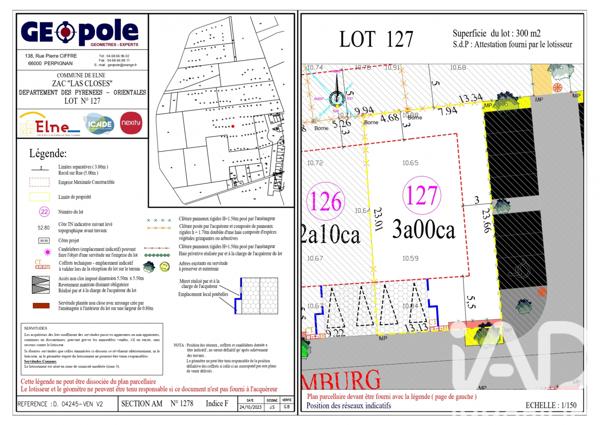 Terrain à vendre 300 m² Elne