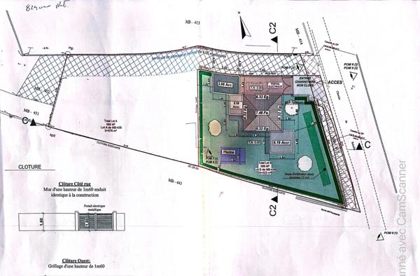 GRAU D'AGDE(34) PROJET CONSTRUCTION VILLA CONTEMPORAINE 4 FACES, TERRAIN 586 m2, ACCES MER PROCHE
