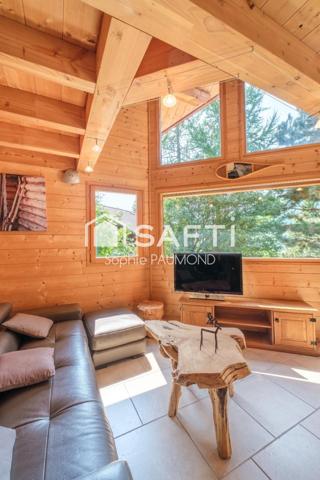 Chalet Lombard en bois haut de gamme de 165 m2