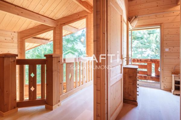 Chalet Lombard en bois haut de gamme de 165 m2