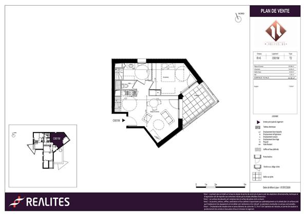 Appartement 2 pieces, Rennes 35000