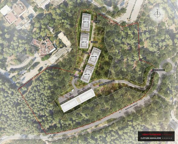 Valbonne – Sophia Antipolis - Programme neuf au cœur d’une pinède - Vue dégagée Mer et collines