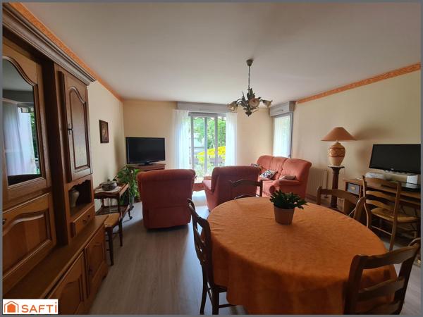Tres beau T3 de 77m² avec balcon, cave et place parking fermée