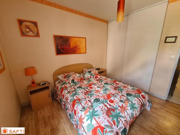 Tres beau T3 de 77m² avec balcon, cave et place parking fermée