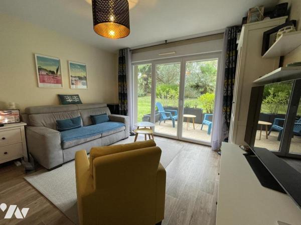 T2 avec terrasse, jardin privatif, cave + parking - sans vis-à-vis