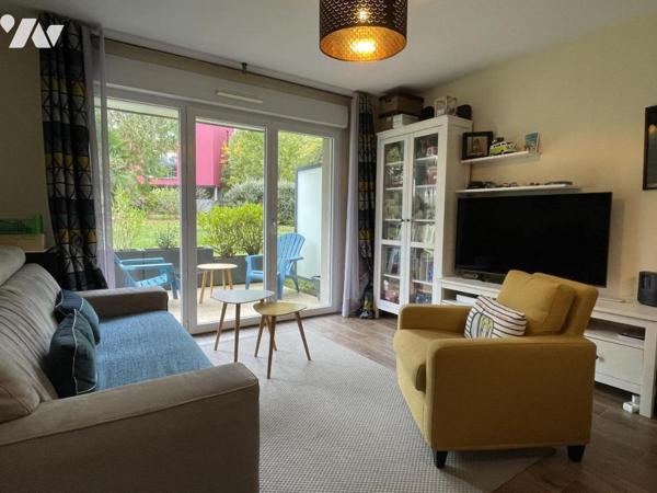 T2 avec terrasse, jardin privatif, cave + parking - sans vis-à-vis