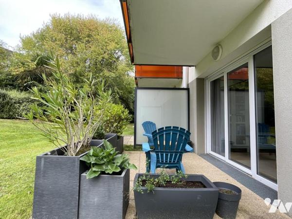 T2 avec terrasse, jardin privatif, cave + parking - sans vis-à-vis