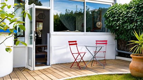 Maison d'architecte avec jardin et 3 chambres