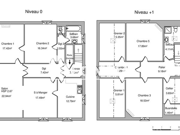 Location Appartement 6 pièces 166.91 m² - 1 PLACE DOMREMY Orleans 45100