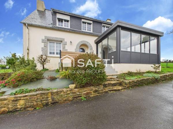 BELLE FAMILIALE,123 m2, 5 CHAMBRES, JARDIN 1018m2