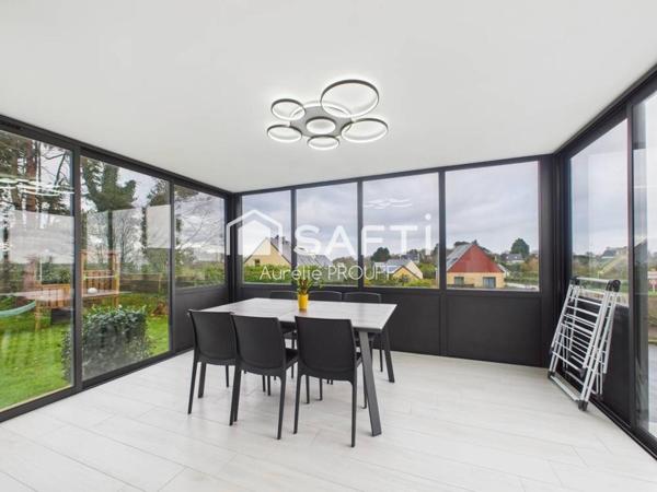 BELLE FAMILIALE,123 m2, 5 CHAMBRES, JARDIN 1018m2