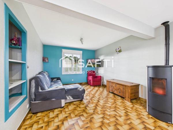 BELLE FAMILIALE,123 m2, 5 CHAMBRES, JARDIN 1018m2