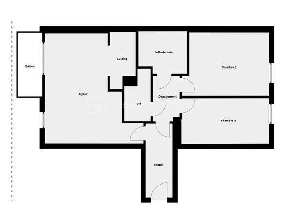 Appartement de 60 m²