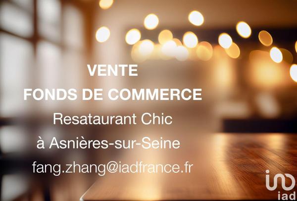 Restaurant gastronomique à vendre 90 m² Asnières-sur-Seine