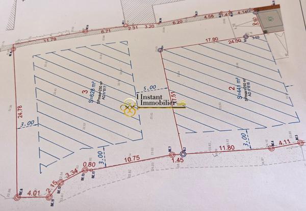 Terrain constructible ROSCOFF 628m2