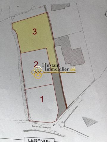 Terrain constructible ROSCOFF 628m2