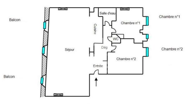 NICE/Promenade 3 pièces 83 m2 Vue Mer Panoramique