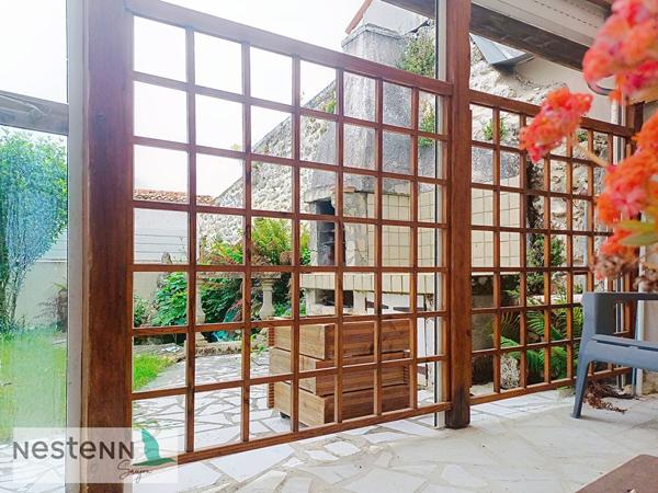 A vendre,charentaise, à Saujon,130m², 4 chambres, garage, 314 m² de terrain