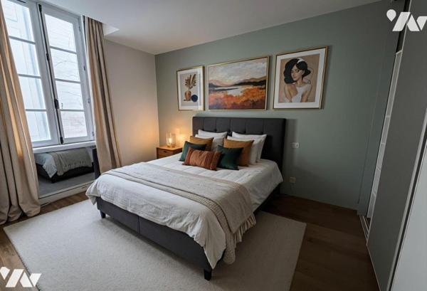 Apt T3 en DUPLEX - à SAINTES - rive gauche - à 20m du centre ville à pied - avec cave