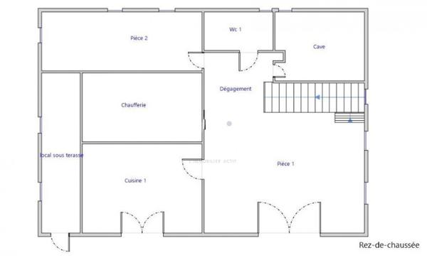 Maison avec vue panoramique et terrain généreux