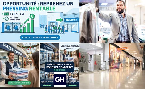 Fonds de commerce Blanchisserie et Repassage sur le Secteur Douai / Arras