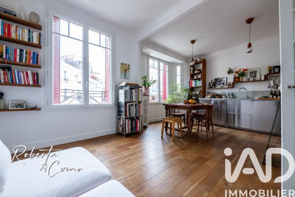 Appartement à vendre 3 pièces 42 m² Paris 19