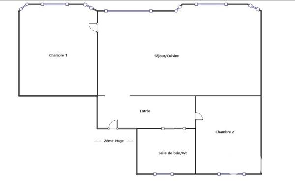 Appartement à vendre 3 pièces 42 m² Paris 19