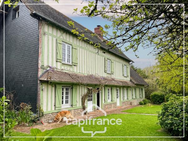 MAISON NORMANDE AU COEUR DE LA VERDURE - 5 CHAMBRES INDEPENDANTES - GRANDS VOLUMES