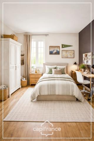 MAISON NORMANDE AU COEUR DE LA VERDURE - 5 CHAMBRES INDEPENDANTES - GRANDS VOLUMES