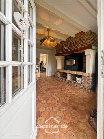 MAISON NORMANDE AU COEUR DE LA VERDURE - 5 CHAMBRES INDEPENDANTES - GRANDS VOLUMES