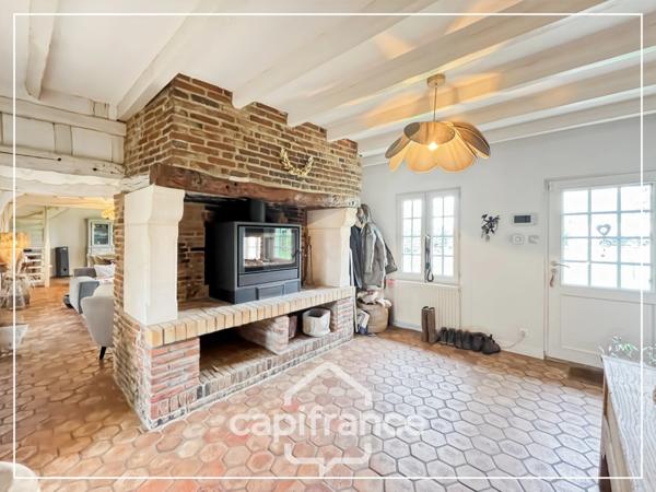 MAISON NORMANDE AU COEUR DE LA VERDURE - 5 CHAMBRES INDEPENDANTES - GRANDS VOLUMES