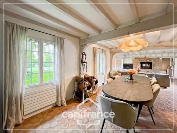 MAISON NORMANDE AU COEUR DE LA VERDURE - 5 CHAMBRES INDEPENDANTES - GRANDS VOLUMES