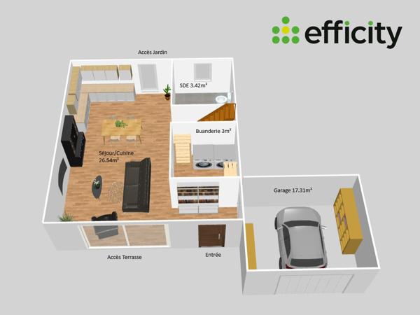 Maison 4 pièces - 77 m²