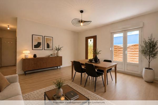 Appartement 3 pièces avec jardin, terrasse et parking : centre-ville d'Ozoir-la-Ferrière - OZOIR LA FERRIERE