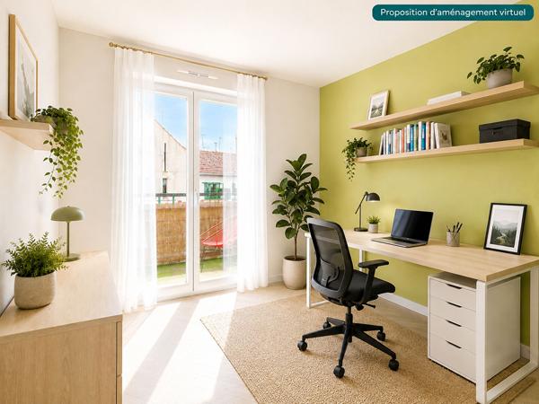 Appartement familial 4 pièces avec balcon, box et DPE B Nanterre limite Rueil-Malmaison